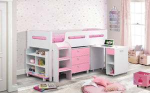 Kimbo Pink Cabin Bed - Living with Luxury