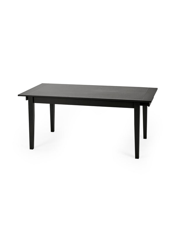 Knoxley Black Oak Rectangular 173-251cm Extending Dining Table - Living with Luxury