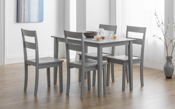 Kobe Compact Rectangular Table - Grey - Living with Luxury