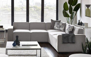 LAGO COMBINATION SOFA CORNER UNIT - GREY - Living with Luxury