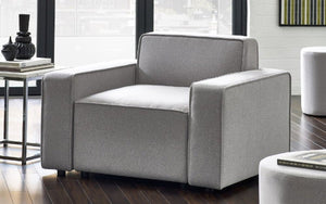 LAGO COMBINATION SOFA PAIR OF ARMS - GREY - Living with Luxury