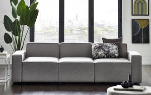 LAGO COMBINATION SOFA PAIR OF ARMS - GREY - Living with Luxury