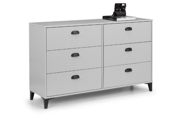 LAKERS LOCKER 6 DRAWER WIDE CHEST - Living with Luxury