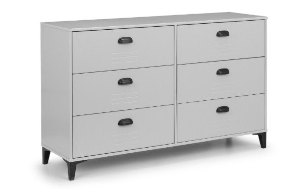 LAKERS LOCKER 6 DRAWER WIDE CHEST - Living with Luxury