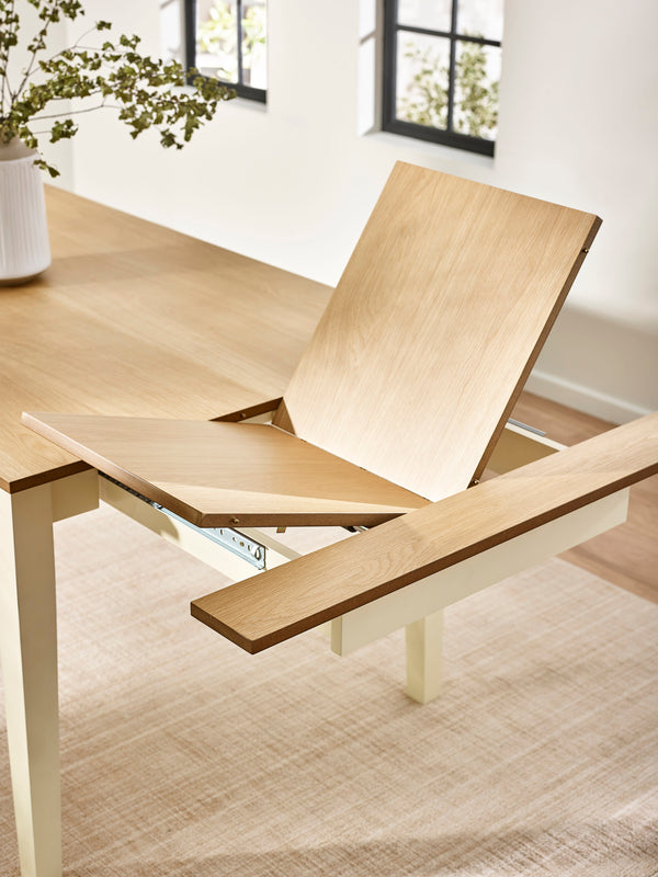 Larissa Natural Oak Effect 173-251cm Extending Dining Table - Living with Luxury