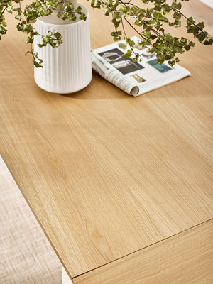 Larissa Natural Oak Effect 173-251cm Extending Dining Table - Living with Luxury