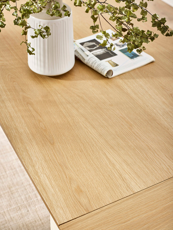 Larissa Natural Oak Effect 173-251cm Extending Dining Table - Living with Luxury