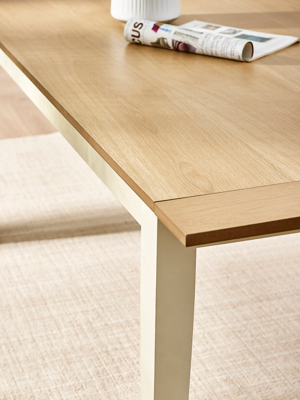 Larissa Natural Oak Effect 173-251cm Extending Dining Table - Living with Luxury