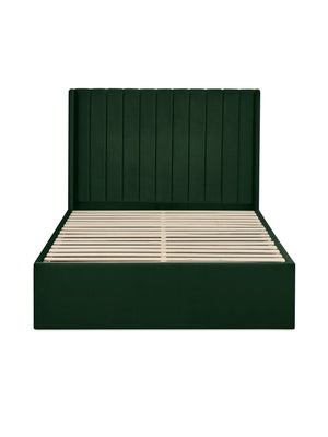 Leila Bottle Green Dual Storage Door 150cm Kingsize Bed - Living with Luxury