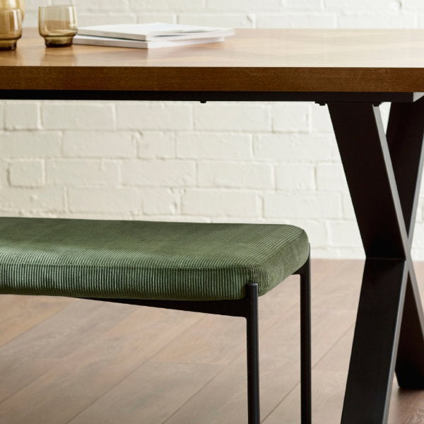 Leonie Bench Green - Living with Luxury