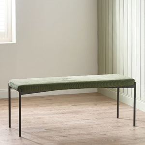 Leonie Bench Green - Living with Luxury