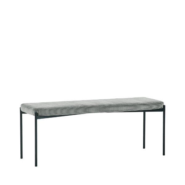 Leonie Bench Grey - Living with Luxury