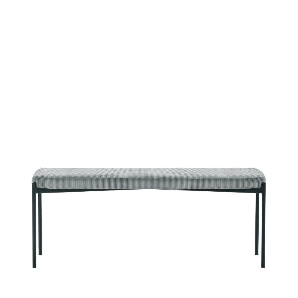 Leonie Bench Grey - Living with Luxury