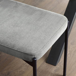 Leonie Bench Grey - Living with Luxury