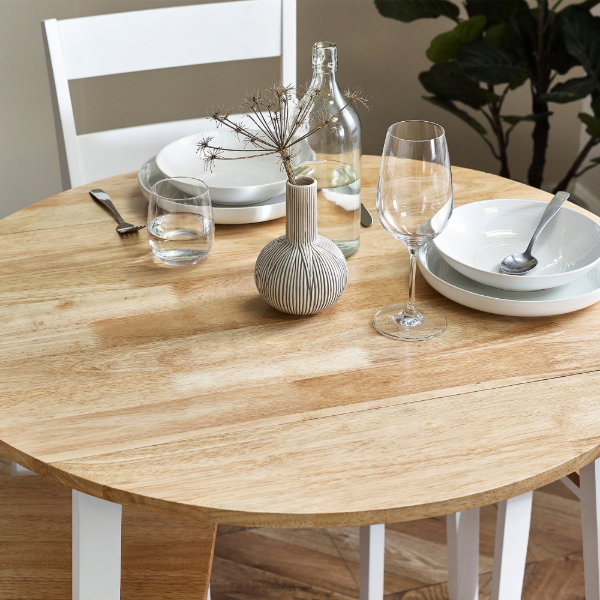 Linwood Round Dropleaf Table - Living with Luxury