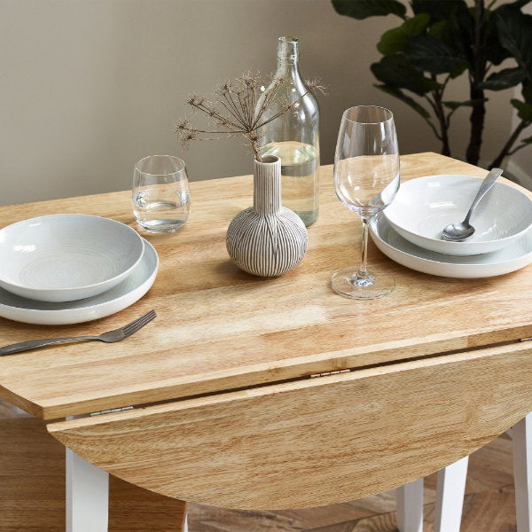 Linwood Round Dropleaf Table - Living with Luxury
