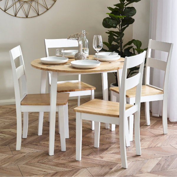 Linwood Round Dropleaf Table - Living with Luxury