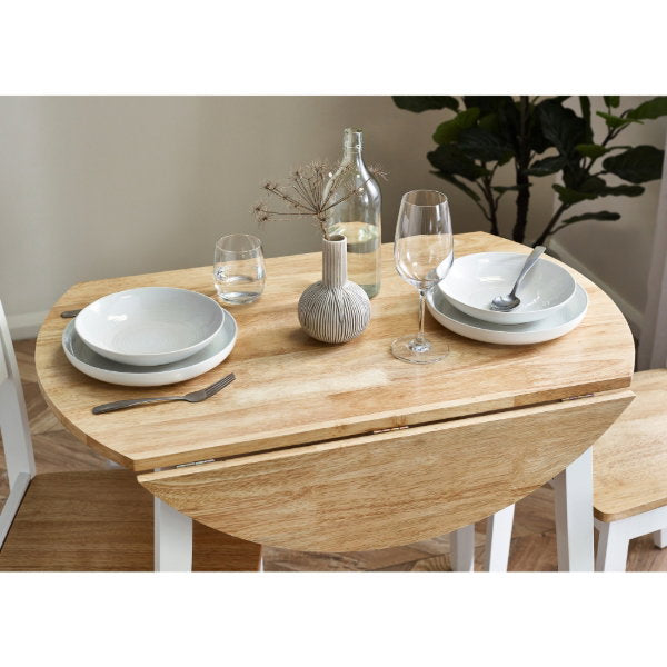 Linwood Round Dropleaf Table - Living with Luxury