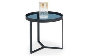 LOFT LAMP TABLE - SMOKED GLASS - Living with Luxury