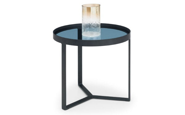 LOFT LAMP TABLE - SMOKED GLASS - Living with Luxury