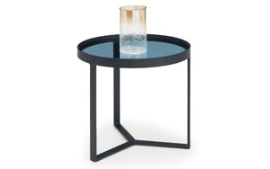 LOFT LAMP TABLE - SMOKED GLASS - Living with Luxury