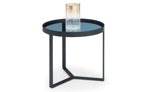 LOFT LAMP TABLE - SMOKED GLASS - Living with Luxury
