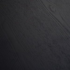 Louis Black Fluted Round Coffee Table - Living with Luxury
