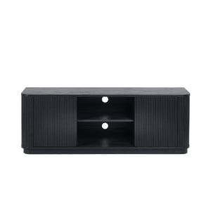 Louis Black Fluted Tv Unit - Living with Luxury
