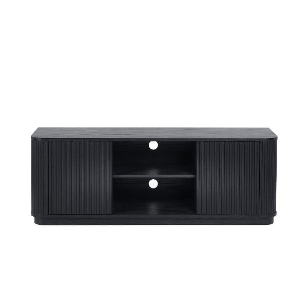 Louis Black Fluted Tv Unit - Living with Luxury