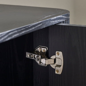 Louis Black Fluted Tv Unit - Living with Luxury