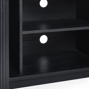 Louis Black Fluted Tv Unit - Living with Luxury