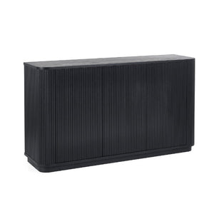 Louis Black Fluted Sideboard - Living with Luxury