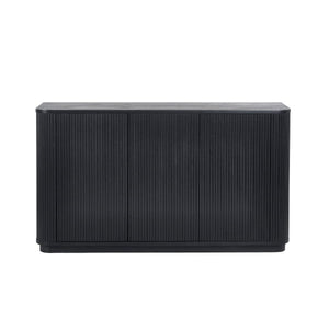 Louis Black Fluted Sideboard - Living with Luxury