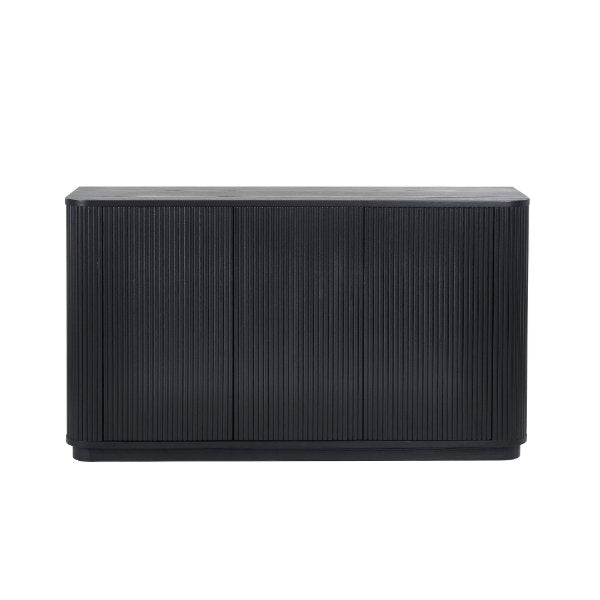 Louis Black Fluted Sideboard - Living with Luxury