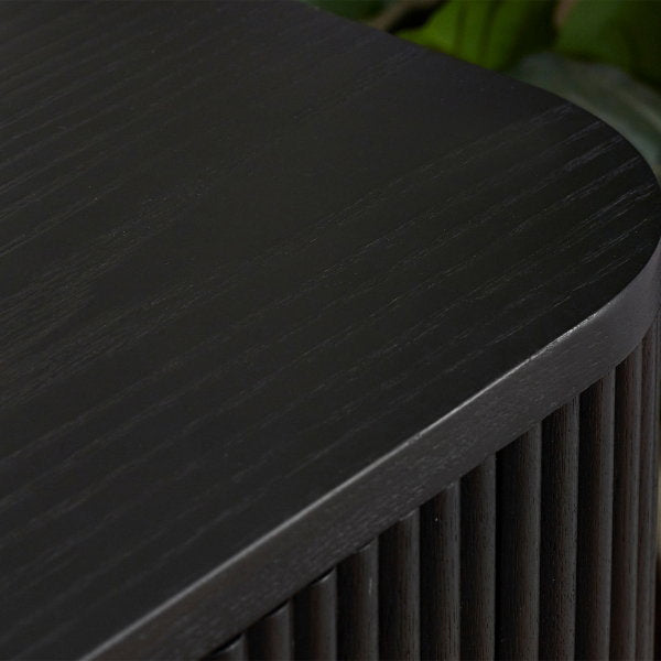 Louis Black Fluted Sideboard - Living with Luxury