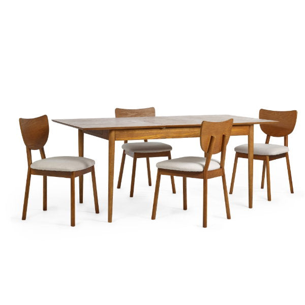Lowry Extending Dining Table with 2 Drawers - Living with Luxury