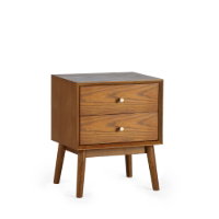 LOWRY 2 DRAWER BEDSIDE - Living with Luxury