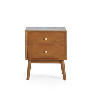 LOWRY 2 DRAWER BEDSIDE - Living with Luxury