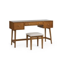 LOWRY DRESSING TABLE AND STOOL SET - Living with Luxury