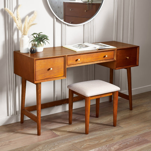 LOWRY DRESSING TABLE AND STOOL SET - Living with Luxury