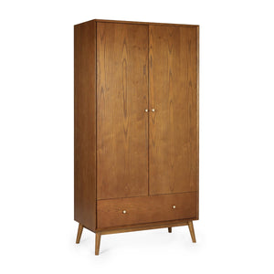 LOWRY 2 DOOR 1 DRAWER WARDROBE - Living with Luxury