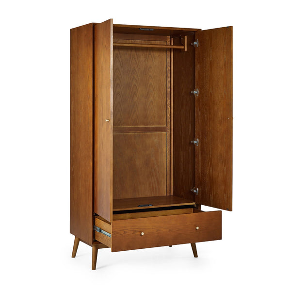 LOWRY 2 DOOR 1 DRAWER WARDROBE - Living with Luxury