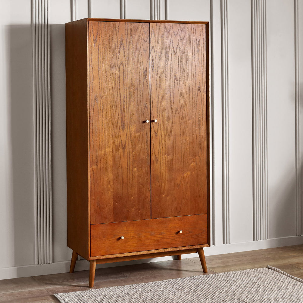 LOWRY 2 DOOR 1 DRAWER WARDROBE - Living with Luxury