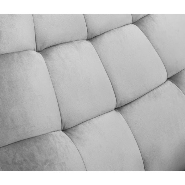LUCERNE VELVET CHAIR - GREY - Living with Luxury