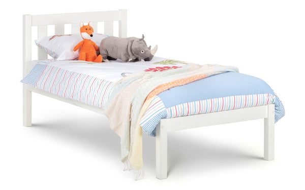 Luna 90cm Single Bed - Surf White - Living with Luxury