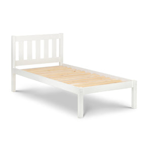 Luna 90cm Single Bed - Surf White - Living with Luxury