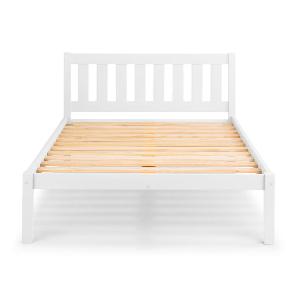 Luna 135cm Double Bed - Surf White - Living with Luxury