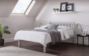 LUNA BED 135CM DOVE GREY - Living with Luxury