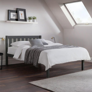 Luna 135cm Double Bed - Anthracite - Living with Luxury
