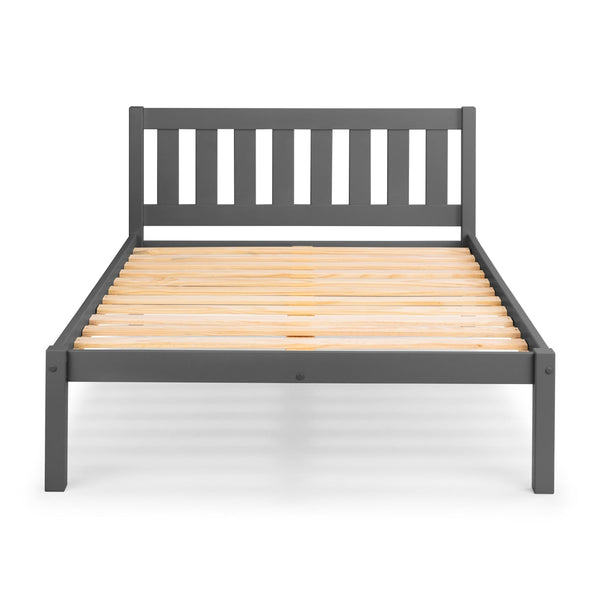 Luna 135cm Double Bed - Anthracite - Living with Luxury